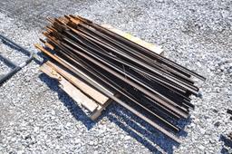 (26) 7' steel posts