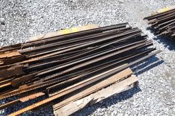 (26) 7' steel posts