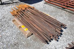 (51) 7' steel posts