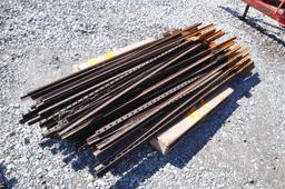 (51) 7' steel posts