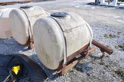 (2) 200 gal. saddle tanks