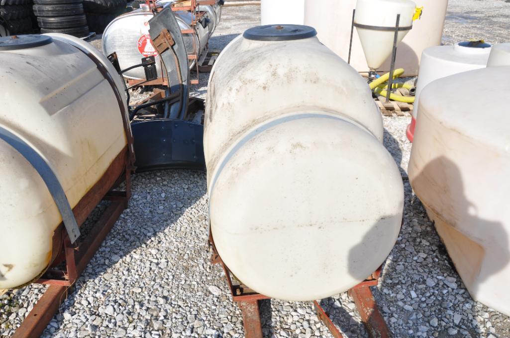 (2) 200 gal. saddle tanks
