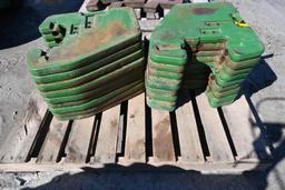 (18) John Deere suitcase weights