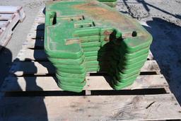 (18) John Deere suitcase weights