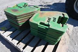 (18) John Deere suitcase weights