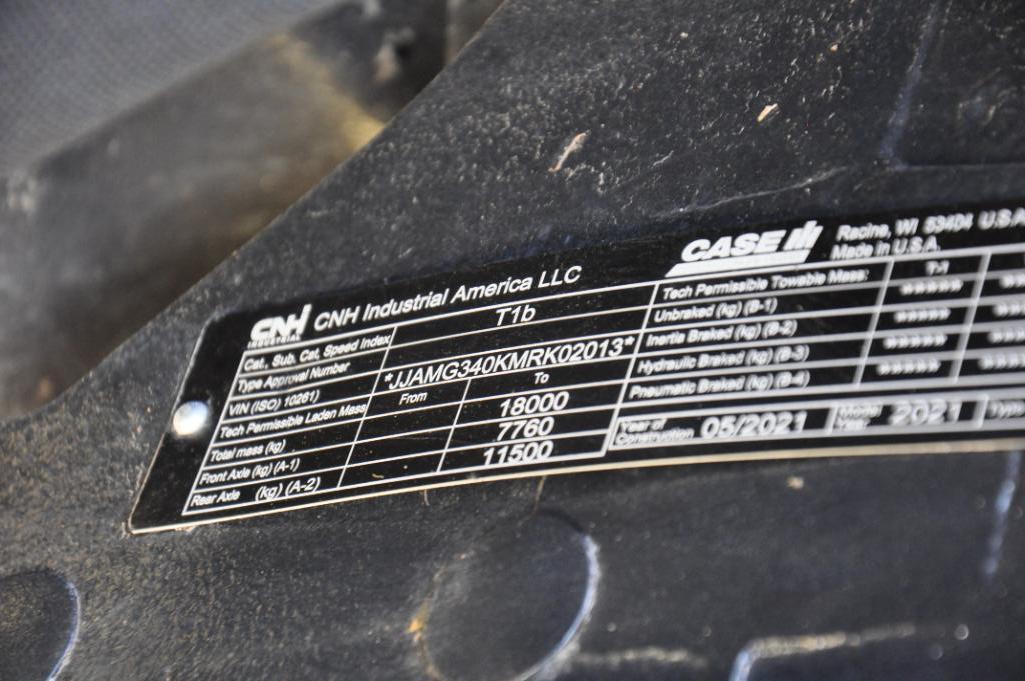 2021 Case-IH Magnum 340 MFWD tractor