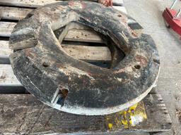 (2) Rear wheel weights