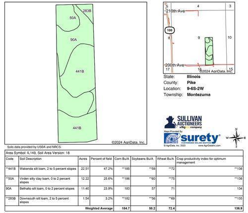 Tract 1 - 47.68 taxable acres+/-