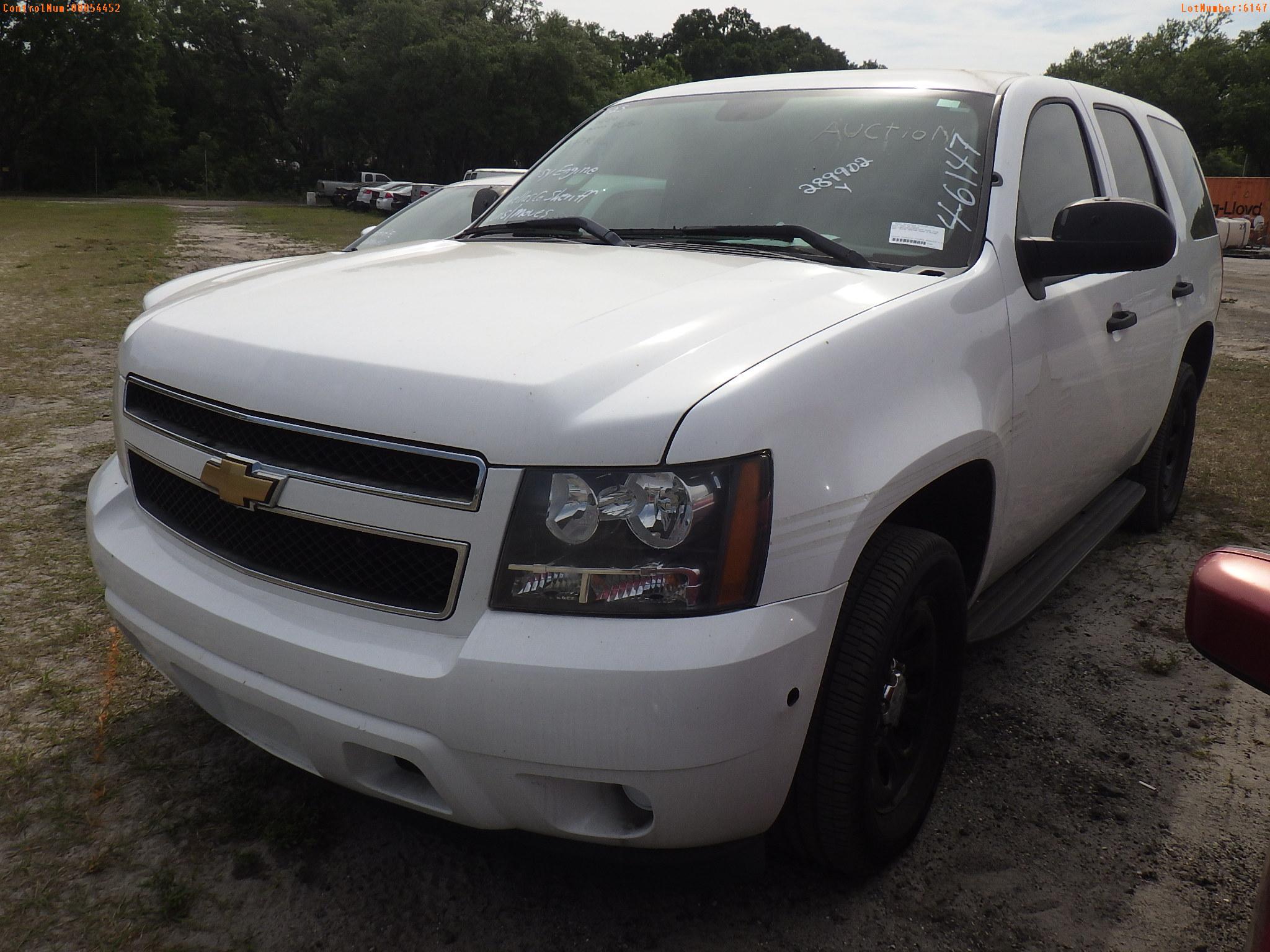 4-06147 (Cars-SUV 4D)  Seller: Gov-Pinellas County Sheriffs Ofc 2012 CHEV TAHOE