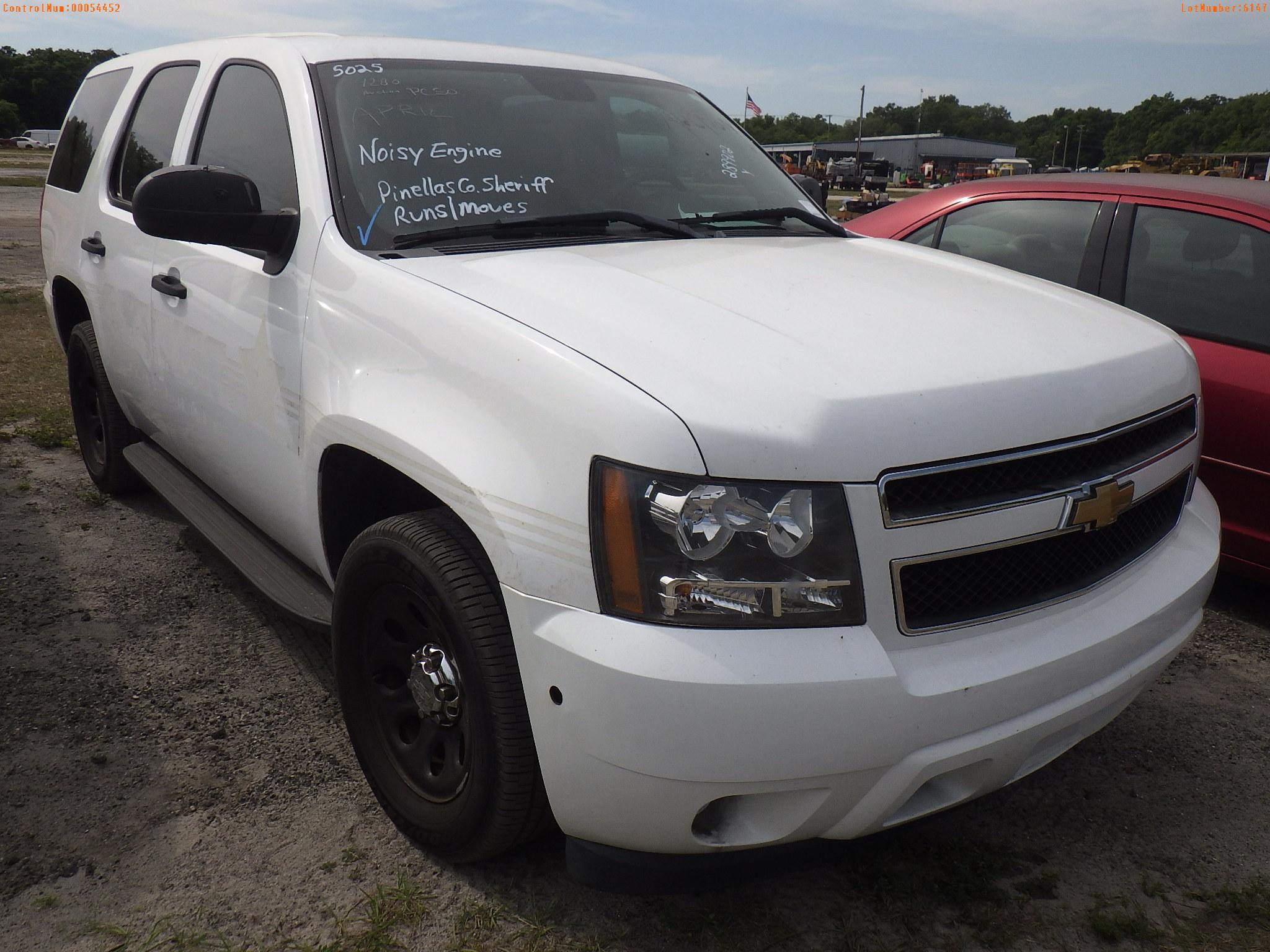 4-06147 (Cars-SUV 4D)  Seller: Gov-Pinellas County Sheriffs Ofc 2012 CHEV TAHOE