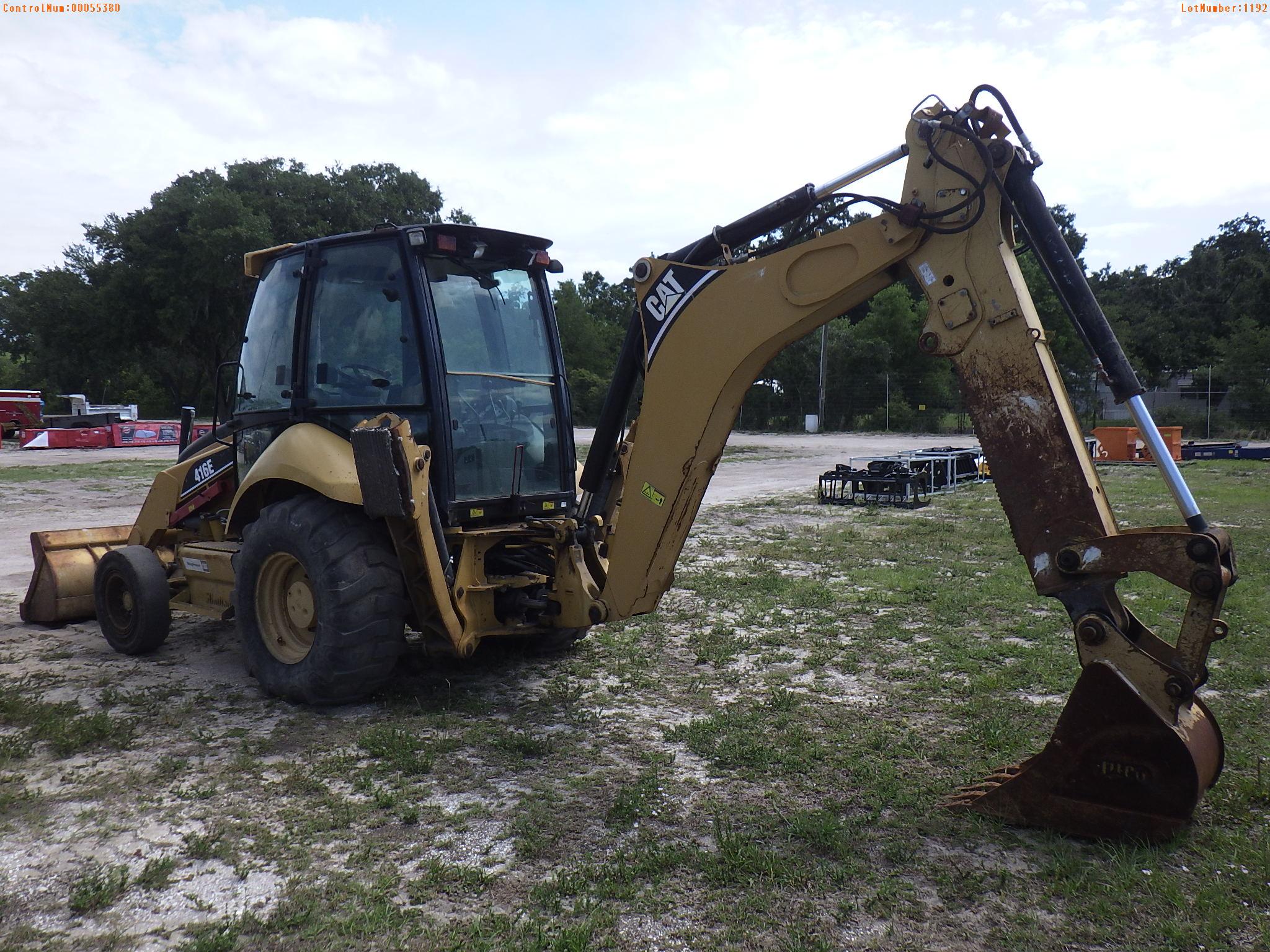 5-01192 (Equip.-Backhoe)  Seller: Gov-City Of Clearwater CAT 416E ENCLOSED CAB T
