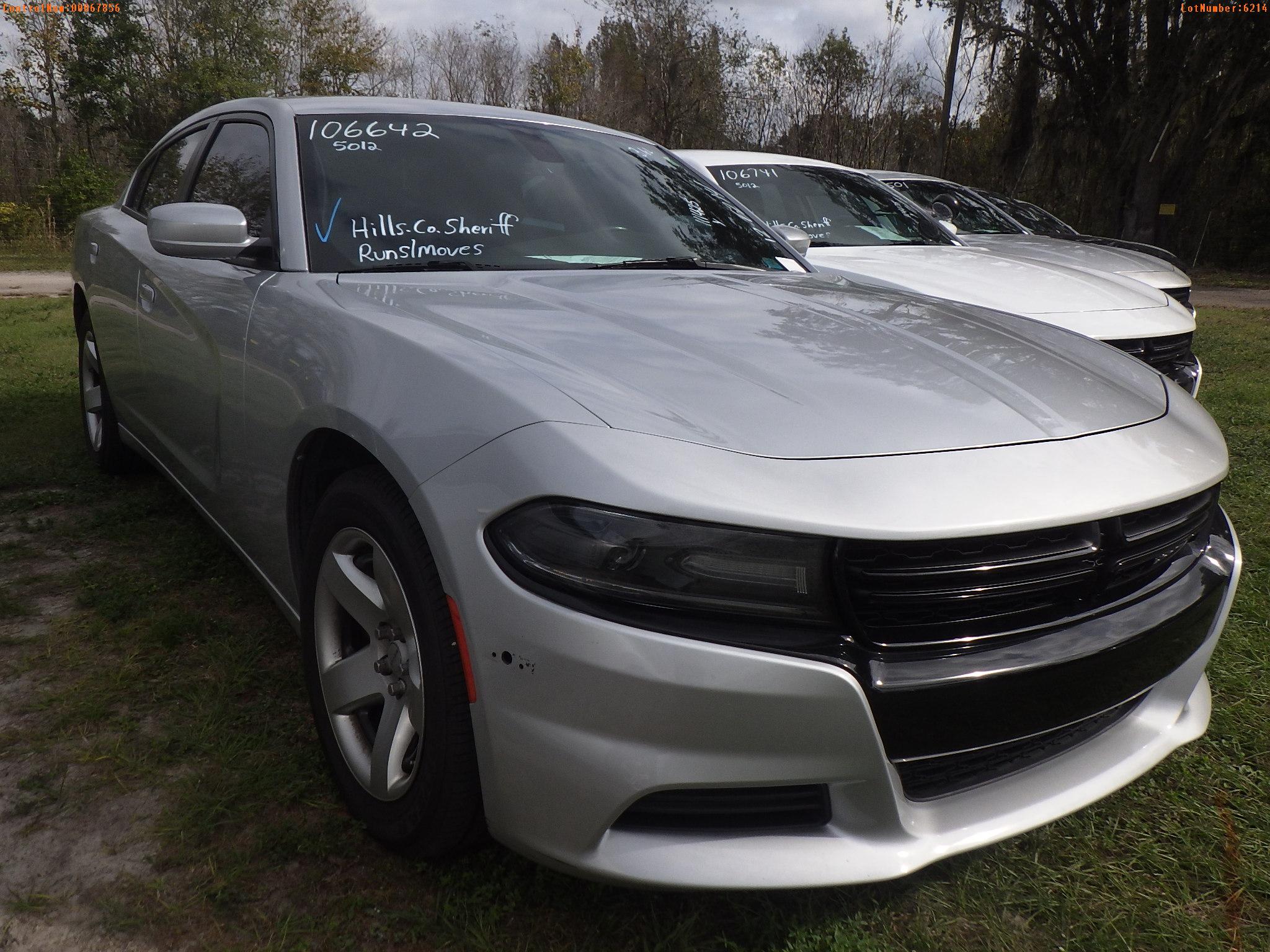 12-06214 (Cars-Sedan 4D)  Seller: Gov-Hillsborough County Sheriffs 2020 DODG CHA