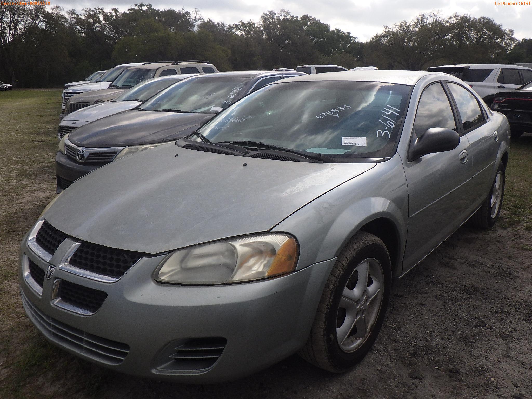 3-06141 (Cars-Sedan 4D)  Seller: Gov-Pinellas County Sheriffs Ofc 2005 DODG STRA
