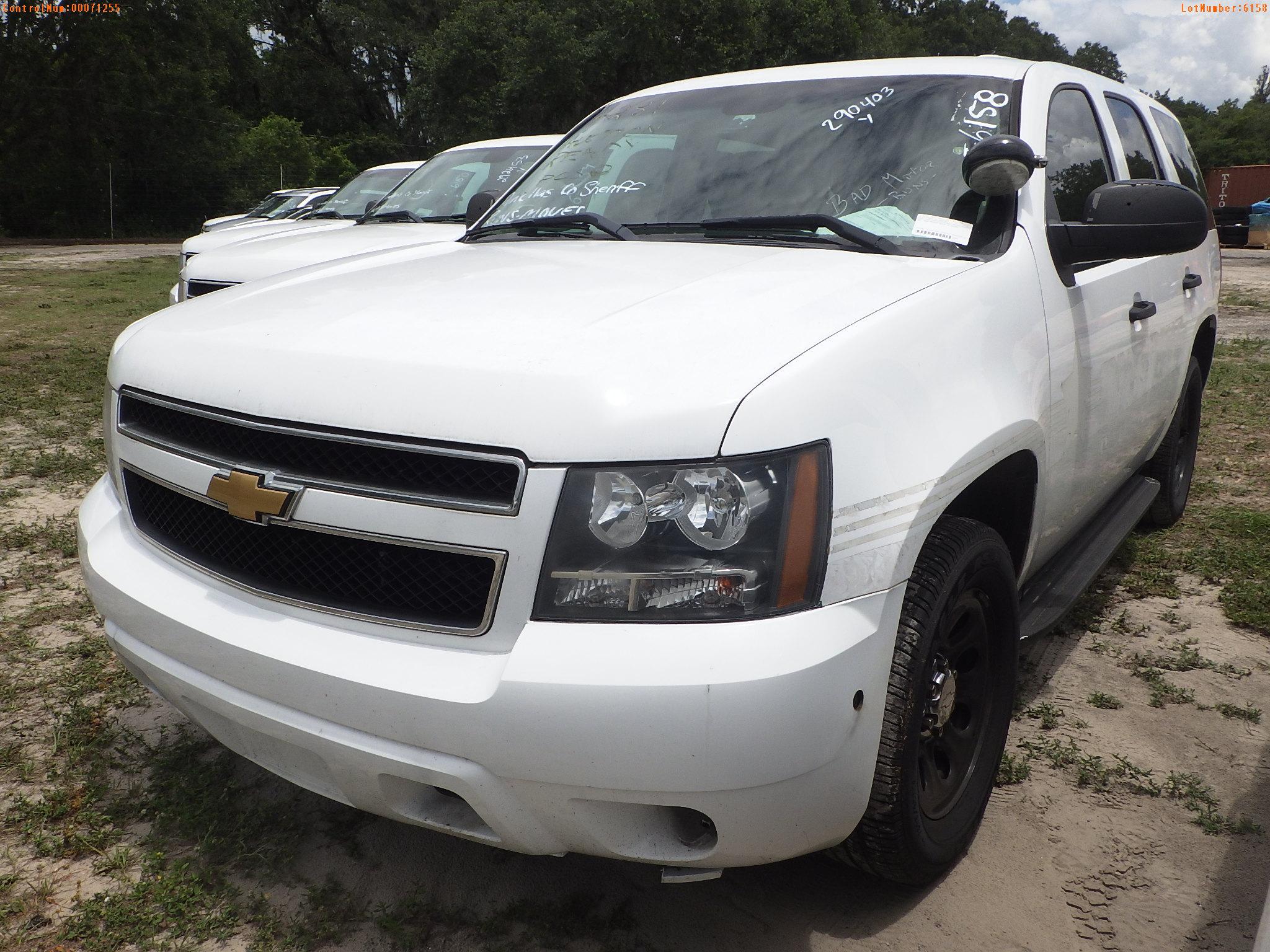7-06227 (Cars-SUV 4D)  Seller: Gov-Pinellas County Sheriffs Ofc 2012 CHEV TAHOE