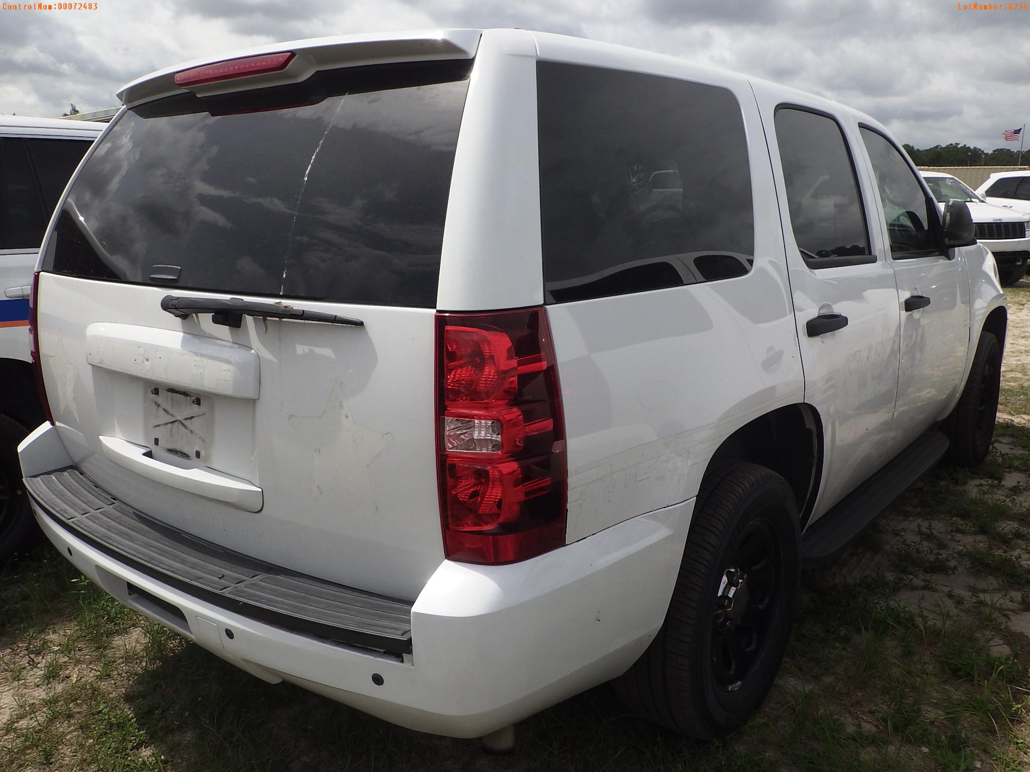 7-06234 (Cars-SUV 4D)  Seller: Gov-Pinellas County Sheriffs Ofc 2012 CHEV TAHOE