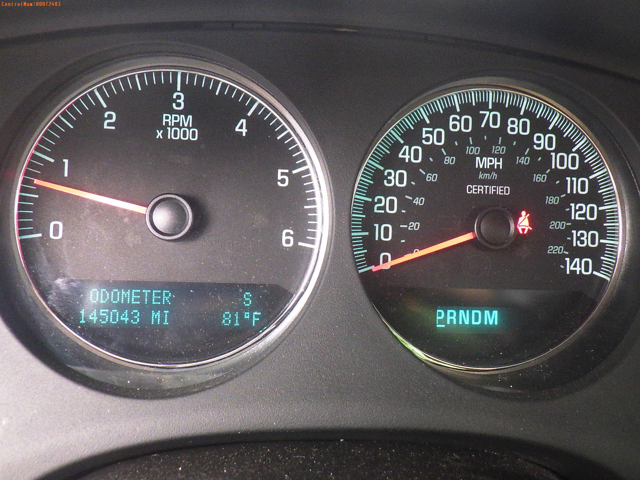 7-06234 (Cars-SUV 4D)  Seller: Gov-Pinellas County Sheriffs Ofc 2012 CHEV TAHOE