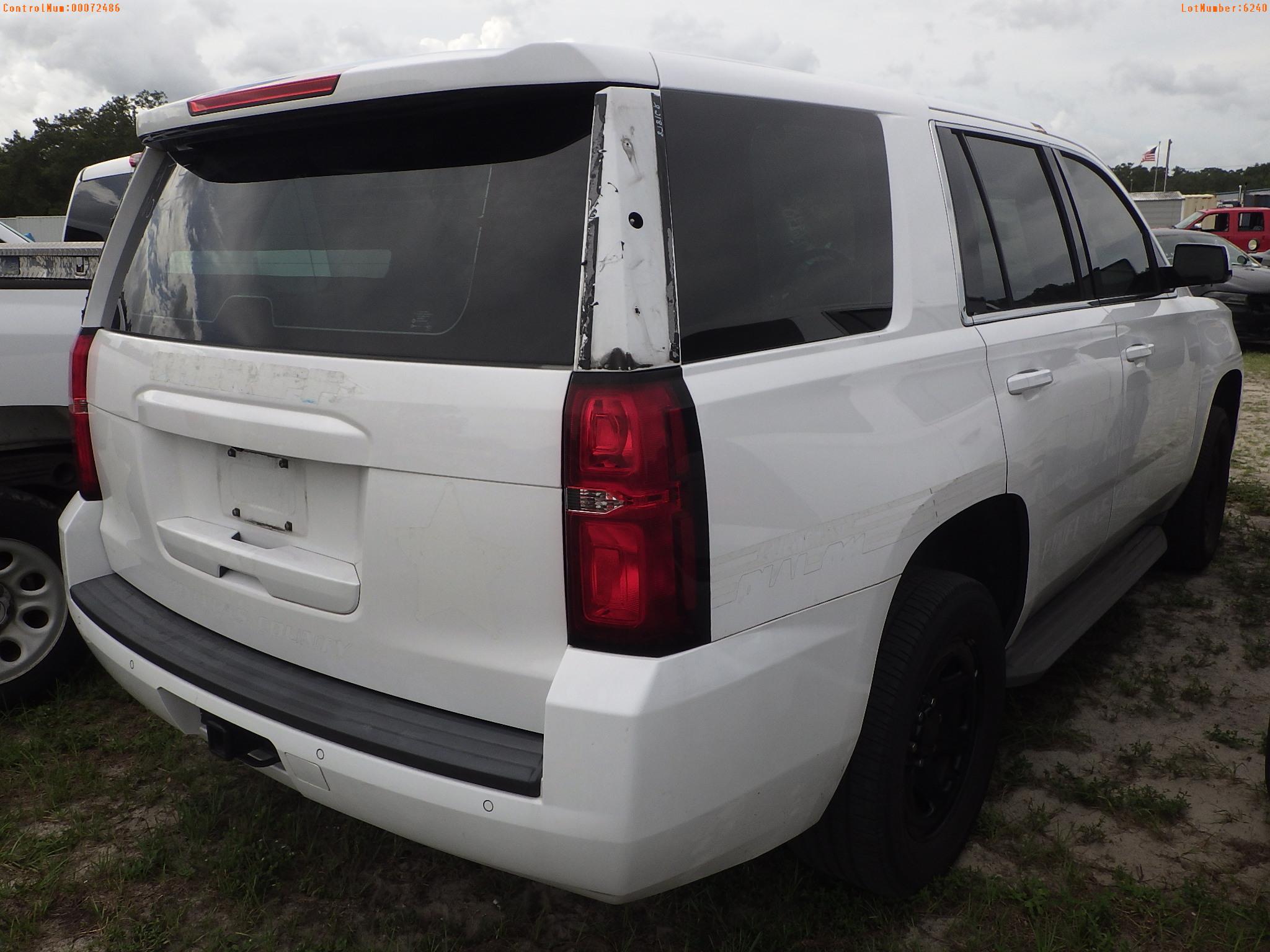 7-06240 (Cars-SUV 4D)  Seller: Gov-Pinellas County Sheriffs Ofc 2015 CHEV TAHOE