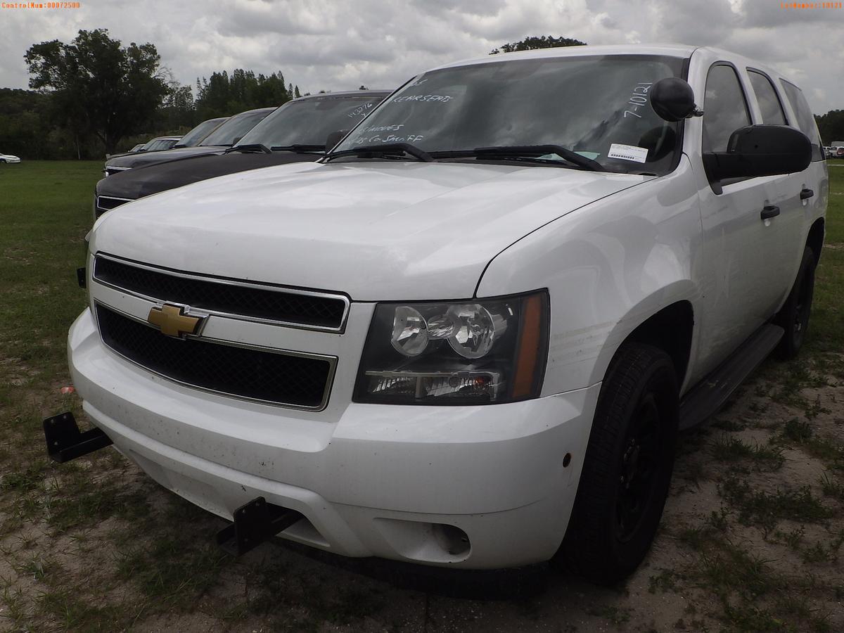 7-10121 (Cars-SUV 4D)  Seller: Gov-Pinellas County Sheriffs Ofc 2013 CHEV TAHOE