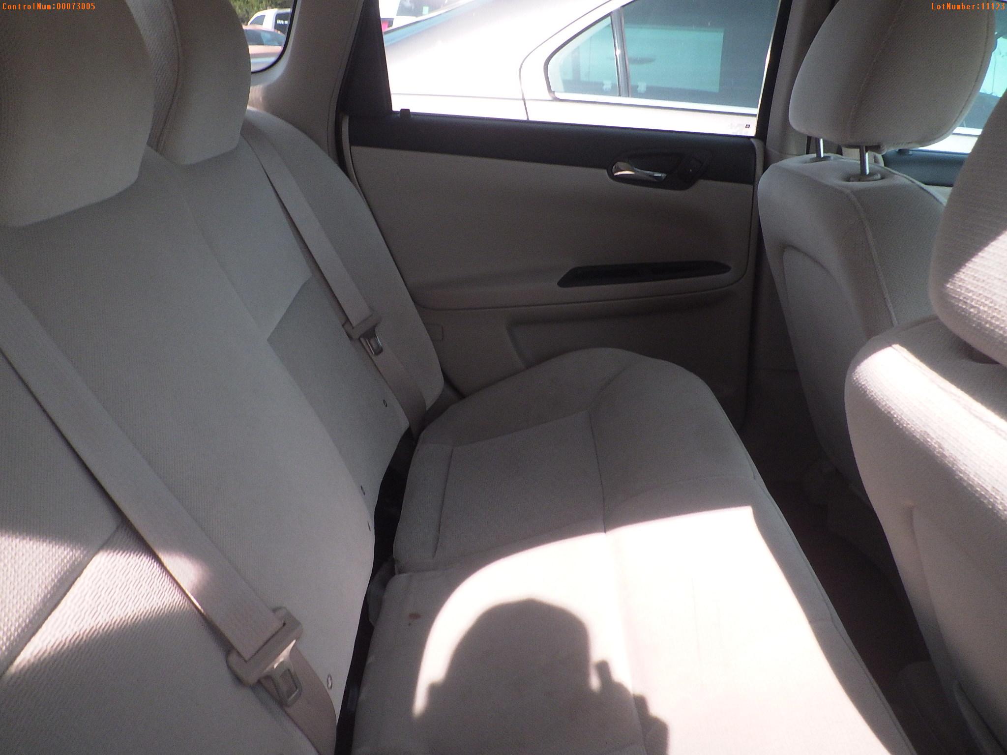 7-11123 (Cars-Sedan 4D)  Seller: Gov-Sarasota County Sheriffs Dept 2011 CHEV IMP
