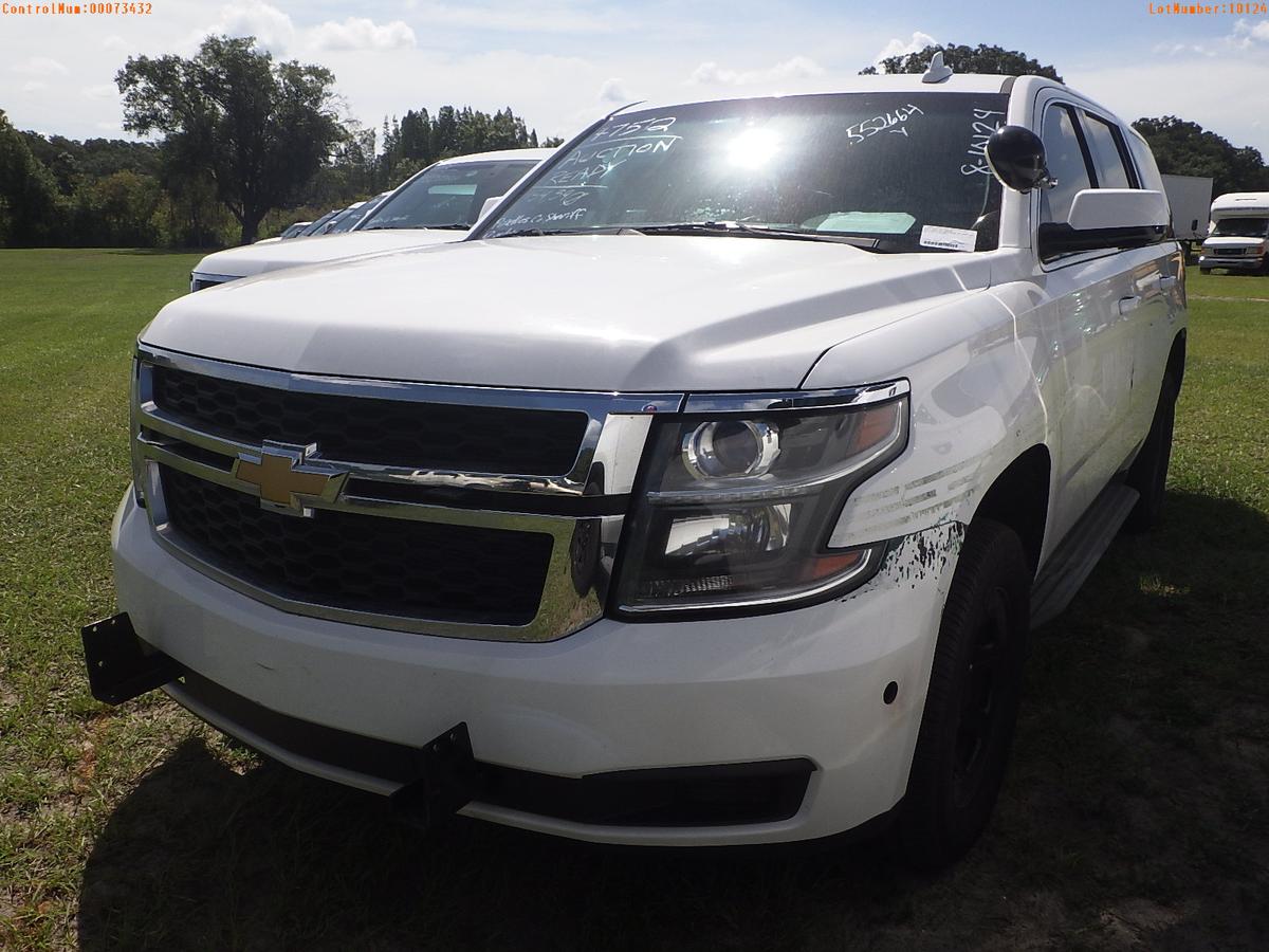 8-10124 (Cars-SUV 4D)  Seller: Gov-Pinellas County Sheriffs Ofc 2015 CHEV TAHOE