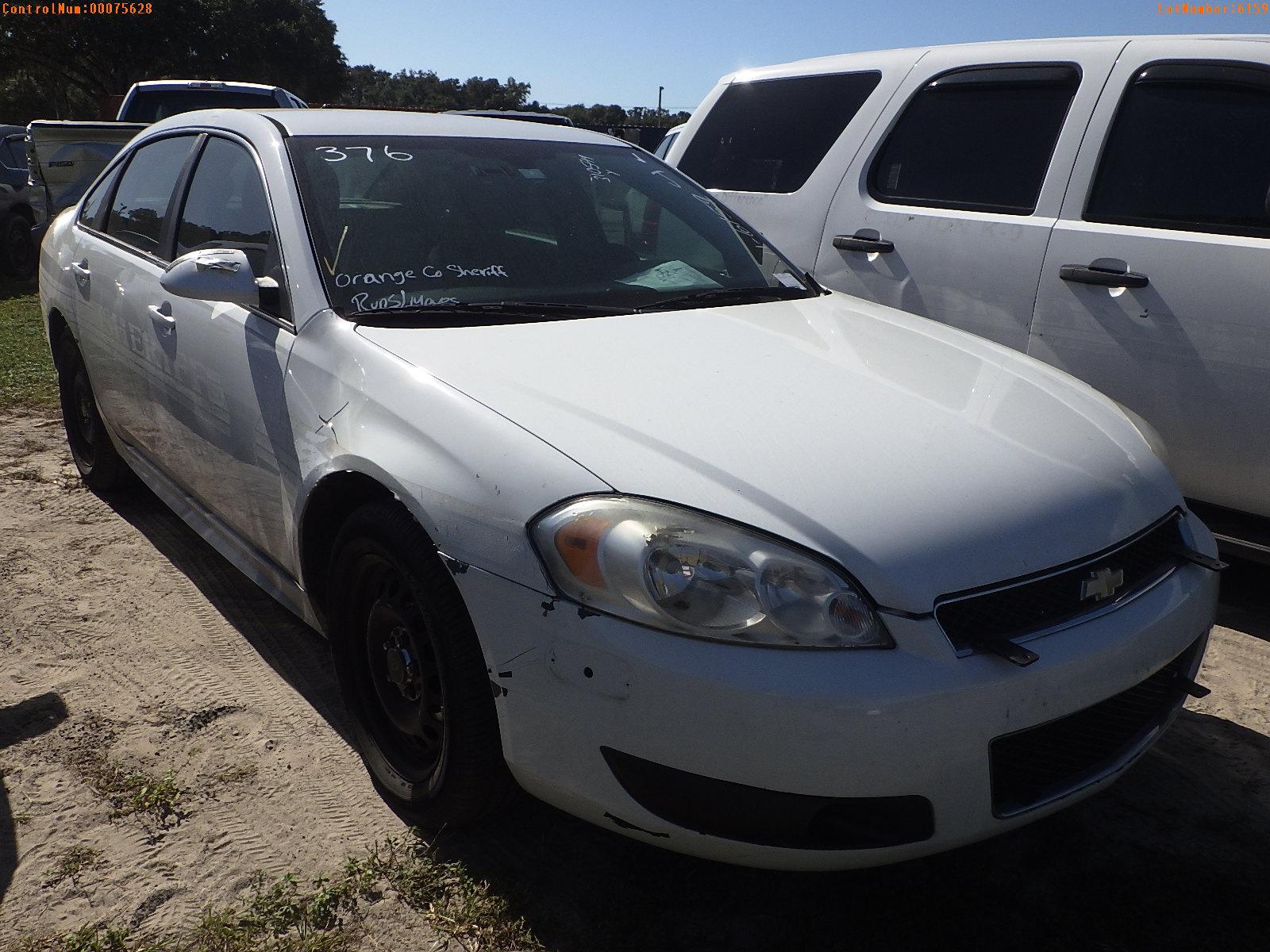 11-06159 (Cars-Sedan 4D)  Seller: Gov-Orange County Sheriffs Office 2012 CHEV IM