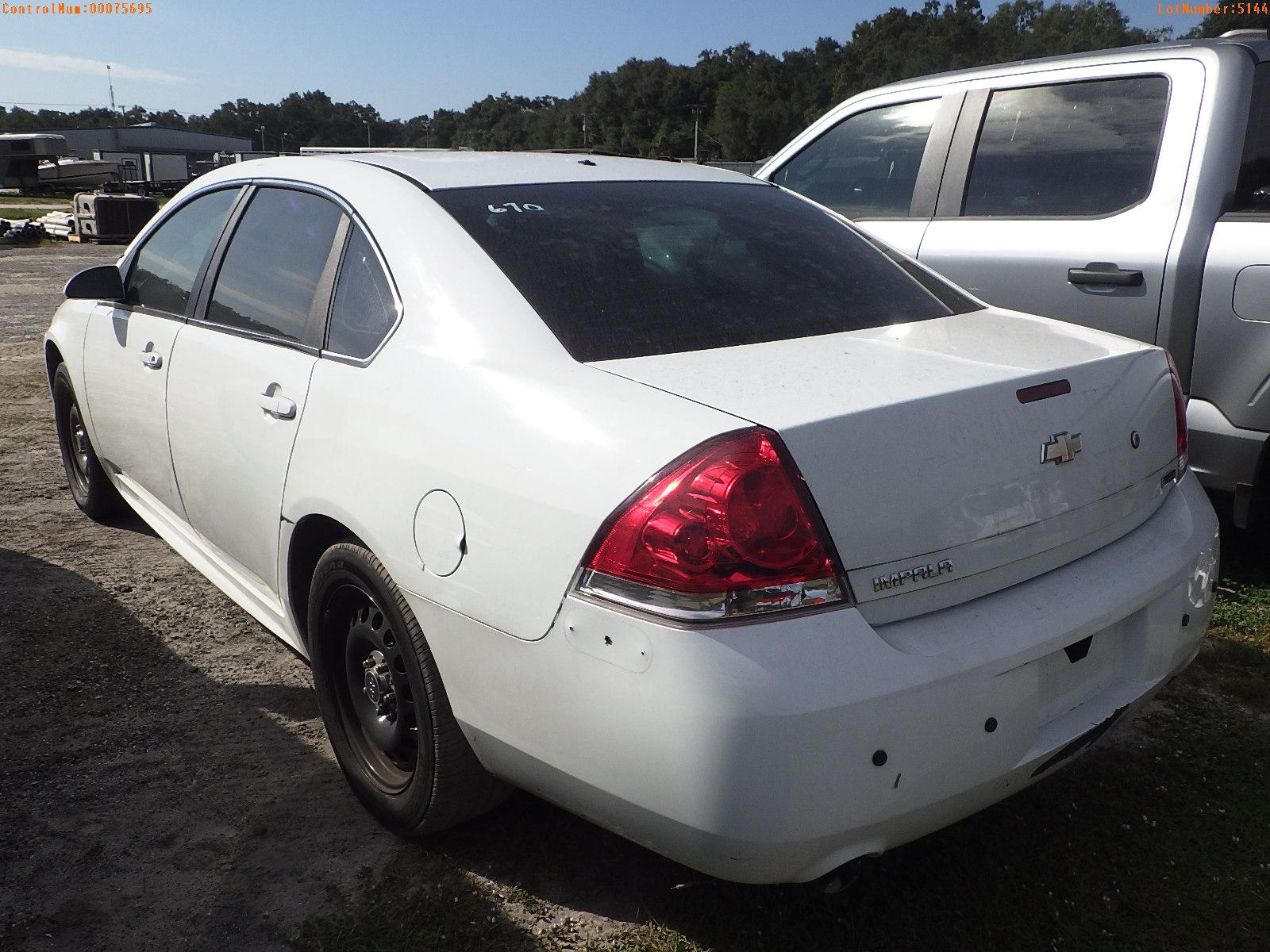 11-05144 (Cars-Sedan 4D)  Seller: Gov-Orange County Sheriffs Office 2013 CHEV IM