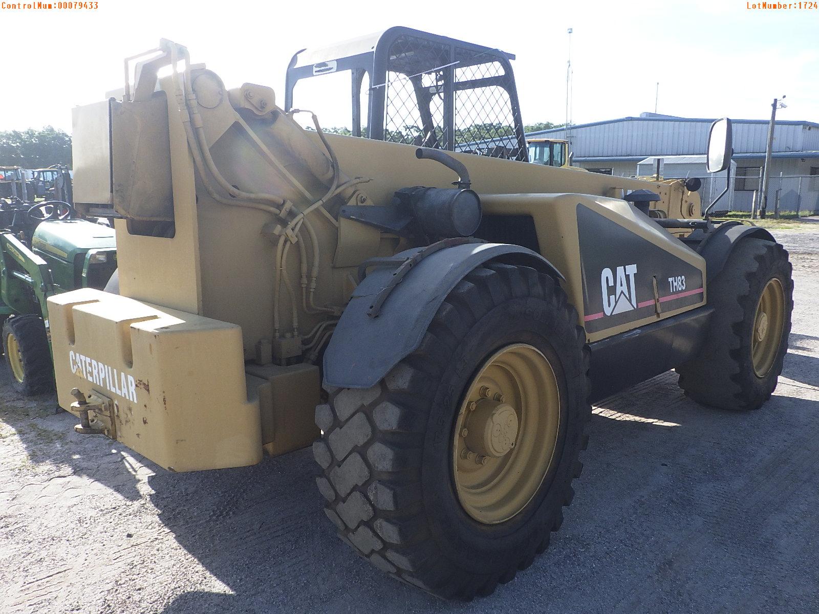 4-01723 (Equip.-Fork lift)  Seller:Private/Dealer CAT TH83 TELEHANDLER ROUGH TER