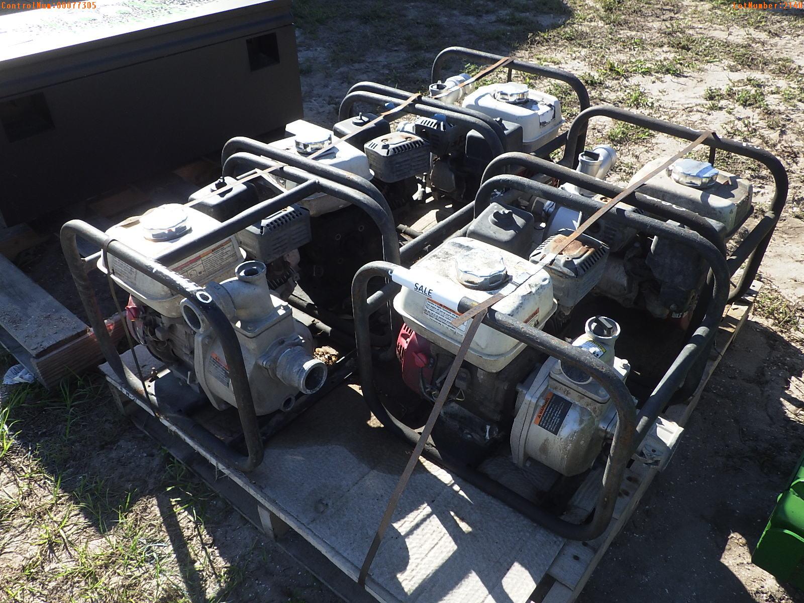 5-02138 (Equip.-Pump)  Seller: Gov-City Of Clearwater (5) ASSORTED WATER PUMPS (