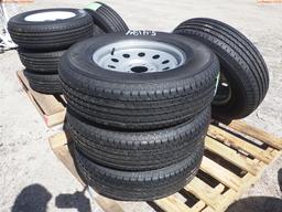 5-04134 (Equip.-Parts & accs.)  Seller:Private/Dealer (4) ST225-75-15 TRAILER TI