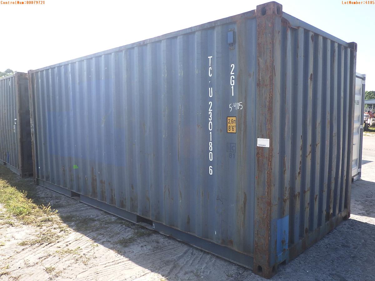 5-04105 (Equip.-Container)  Seller:Private/Dealer TRITON 20 FOOT METAL SHIPPING