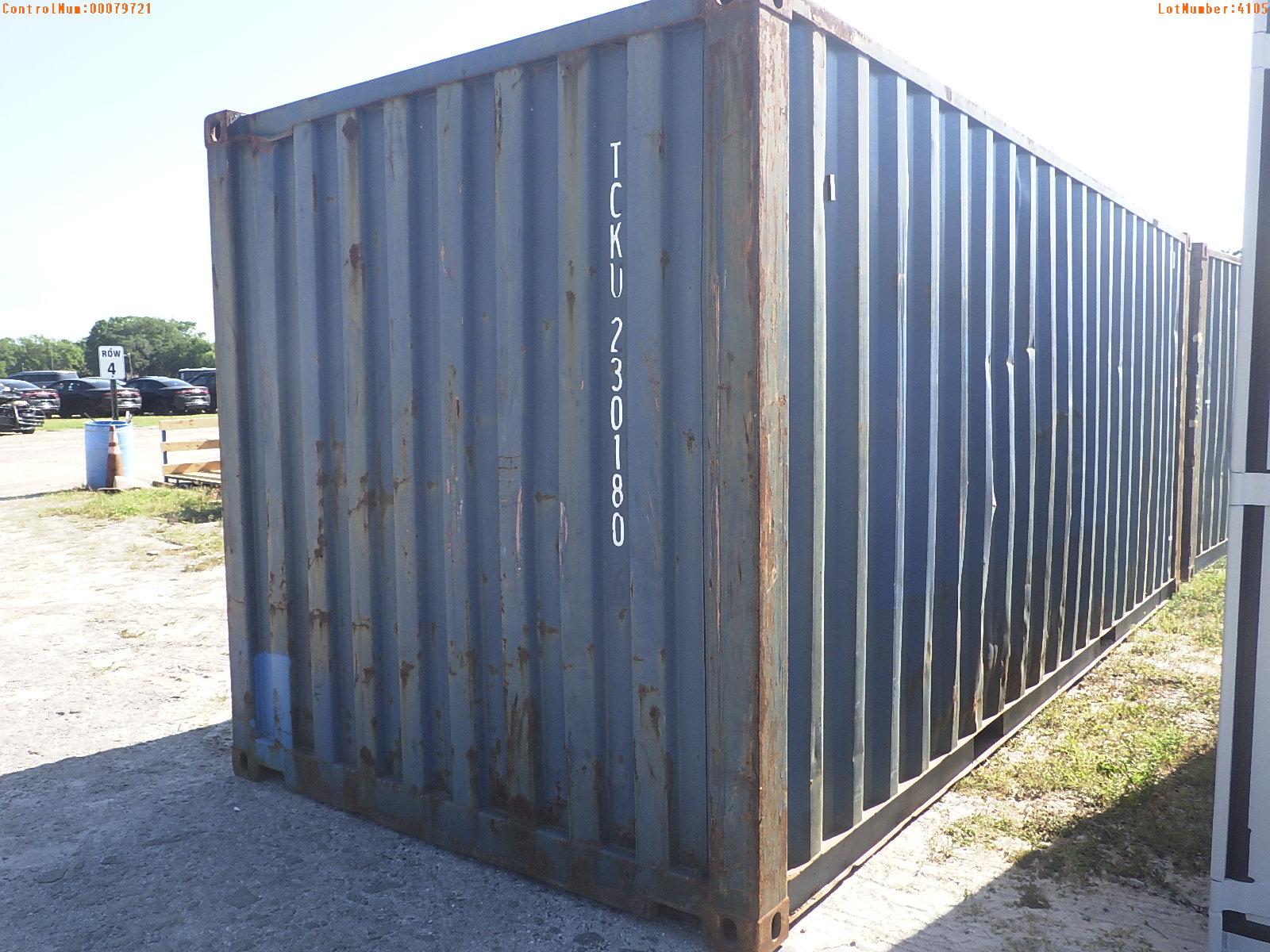 5-04105 (Equip.-Container)  Seller:Private/Dealer TRITON 20 FOOT METAL SHIPPING