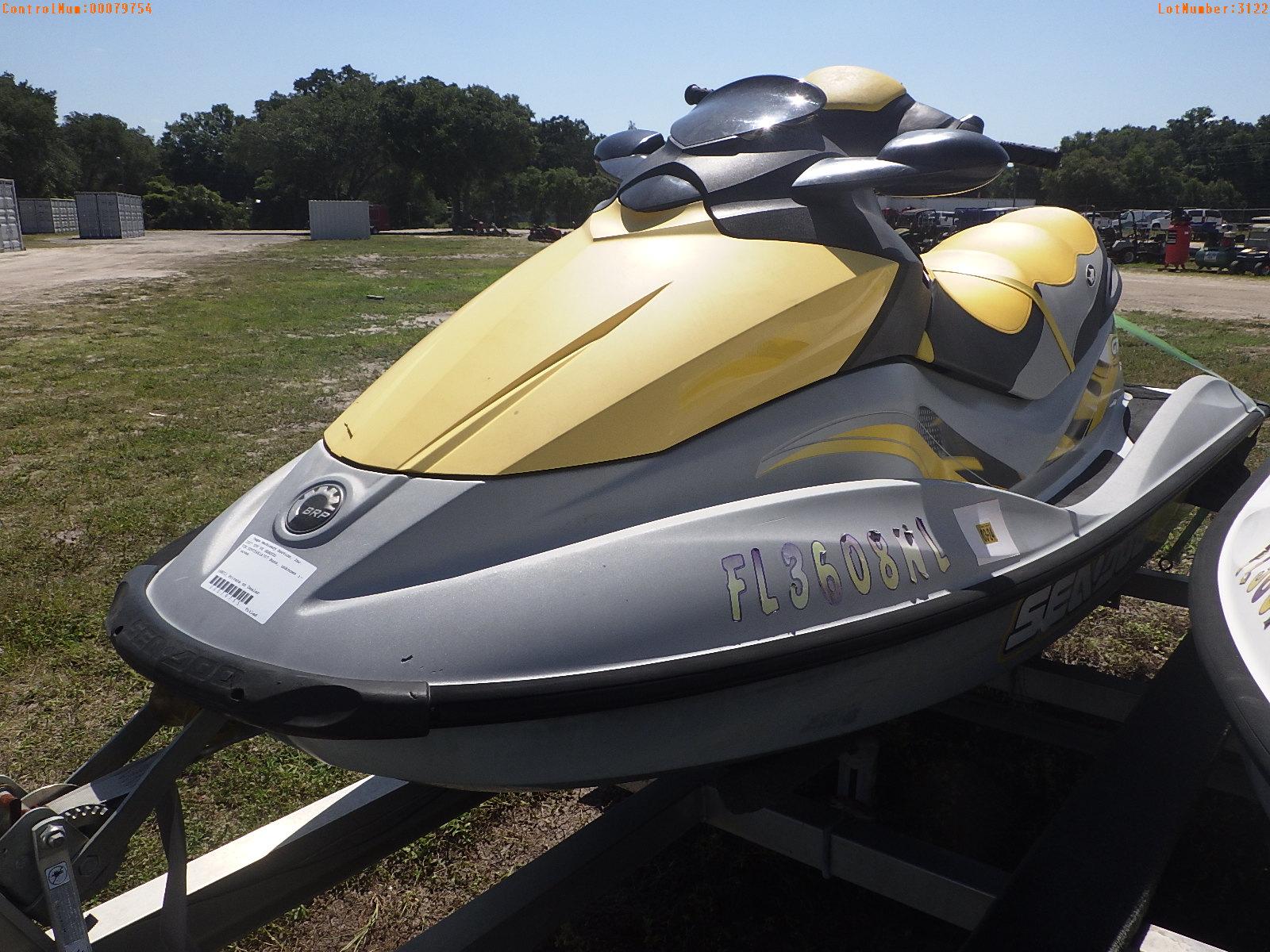 5-03122 (Vessels-P.W.C.)  Seller:Private/Dealer 2007 YDV SEADOO