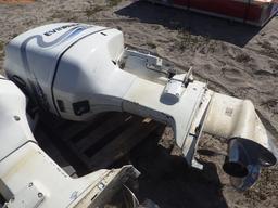 5-02196 (Equip.-Boat engine)  Seller:Private/Dealer (2) EVINRUDE 200HP OUTBOARD