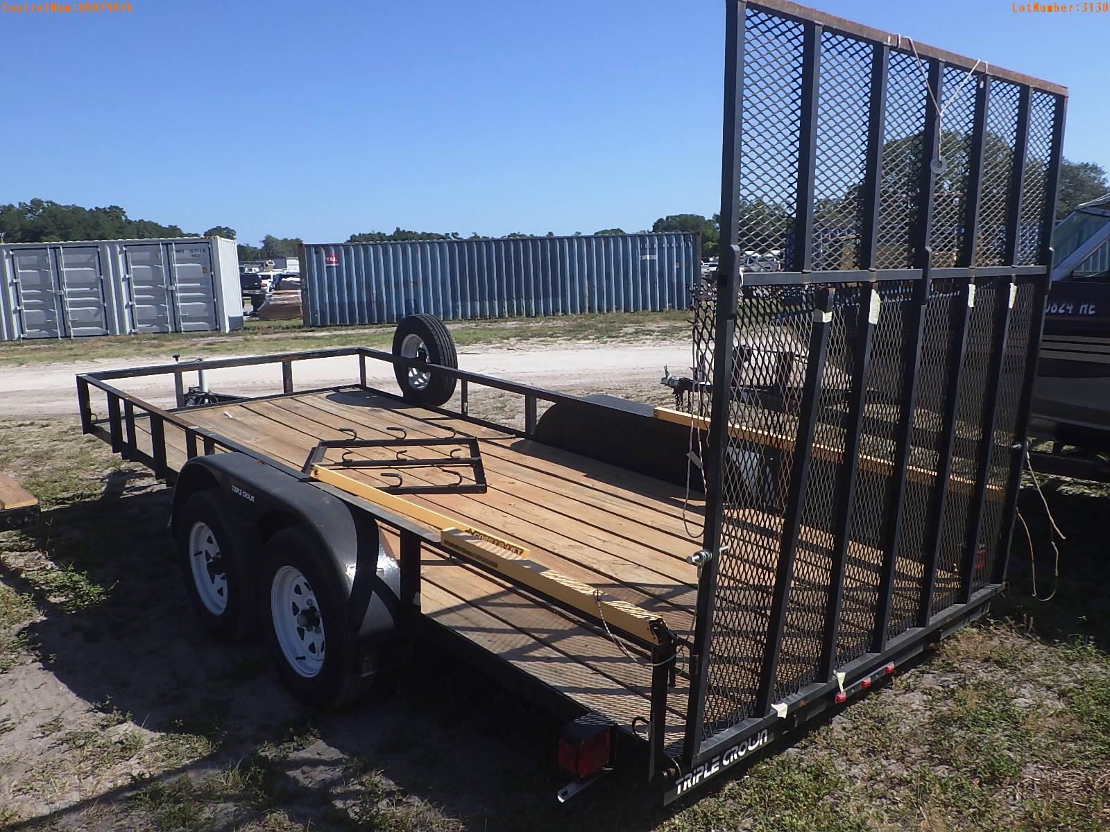 5-03130 (Trailers-Utility flatbed)  Seller: Gov-Hillsborough County B.O.C.C. 202