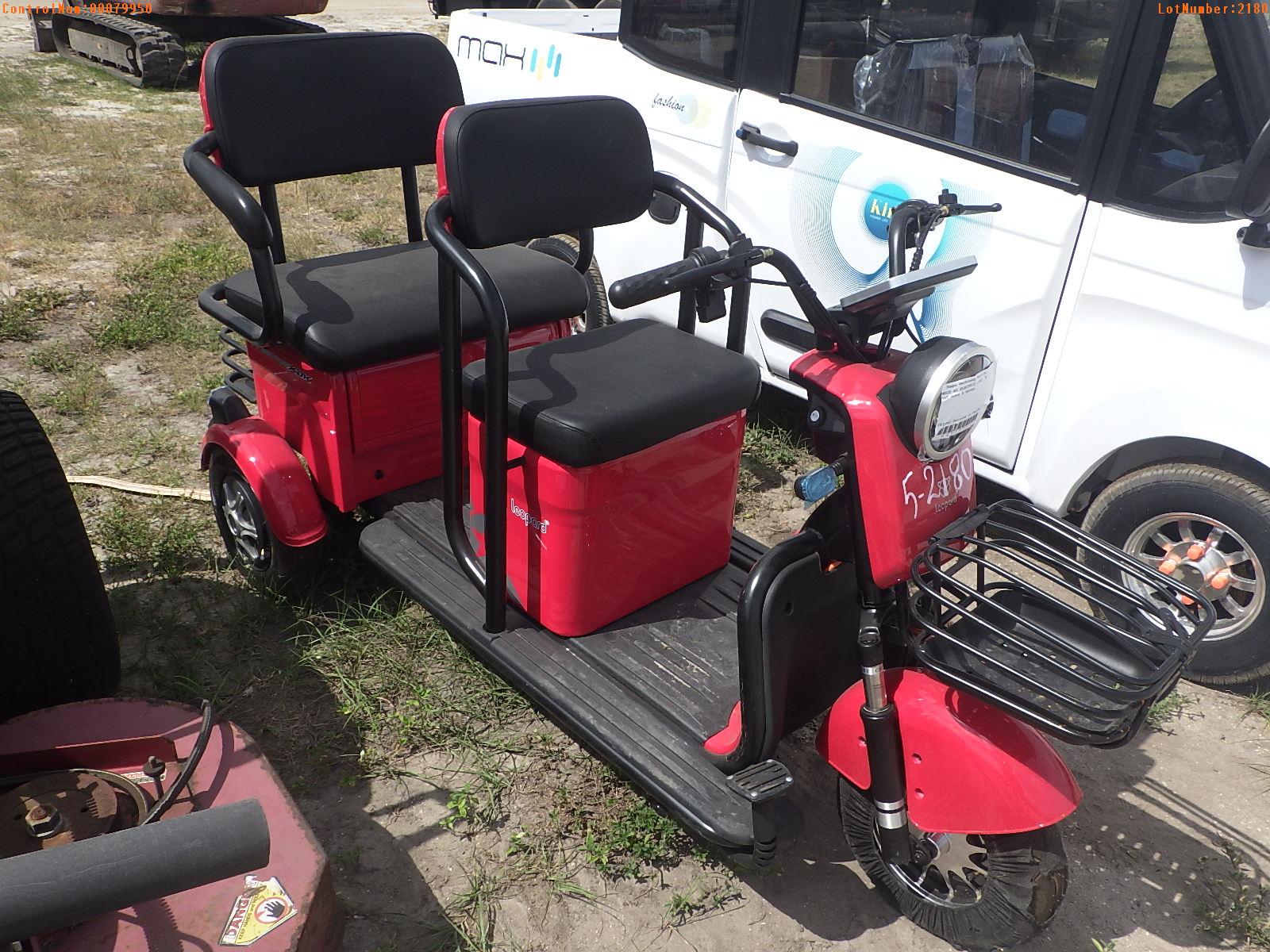 5-02180 (Equip.-Cart)  Seller:Private/Dealer MECO M3 ELECTRIC THREE WHEEL CART