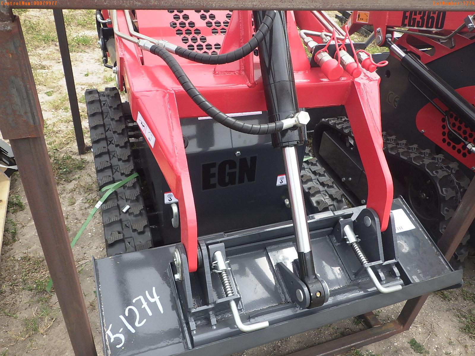 5-01274 (Equip.-Loader skid steer)  Seller:Private/Dealer EGN EG360 WALK BEHIND