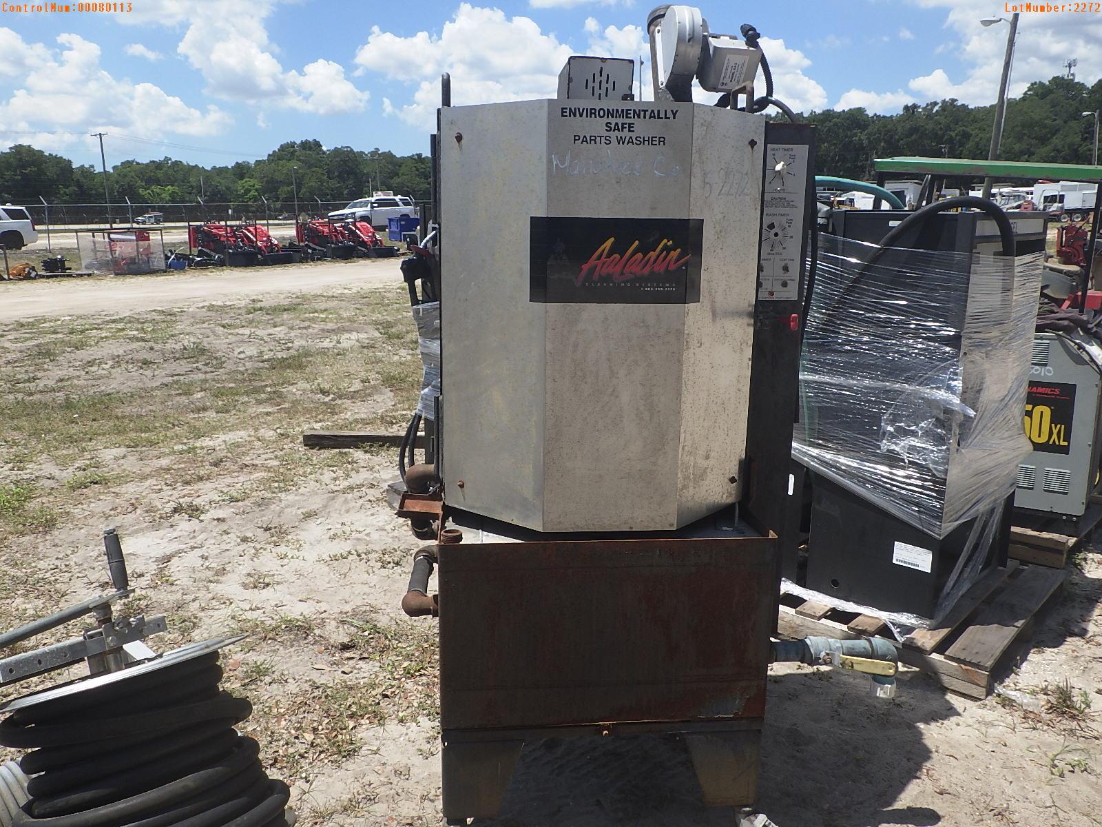 5-02272 (Equip.-Specialized)  Seller: Gov-Manatee County AALADIN 2040E PARTS WAS