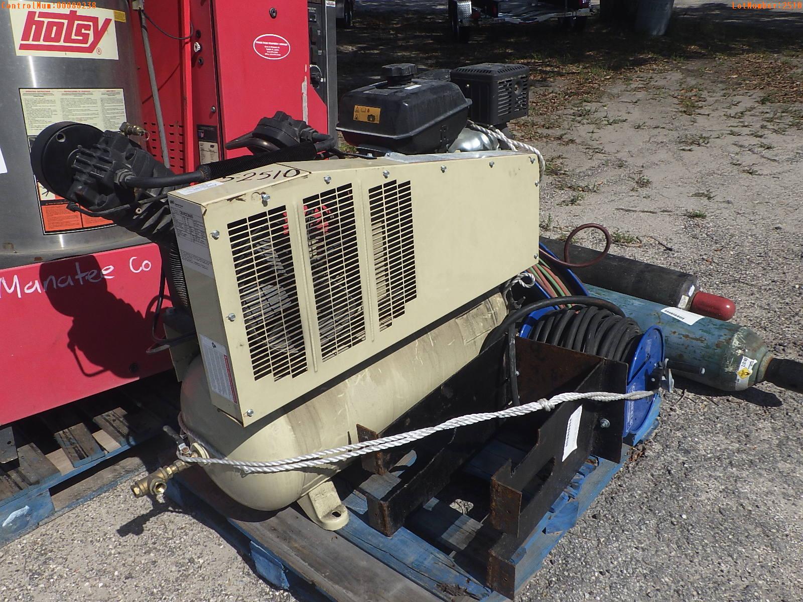 5-02510 (Equip.-Air comp.)  Seller:Private/Dealer INGERSOLL-RAND AIR COMPRESSOR