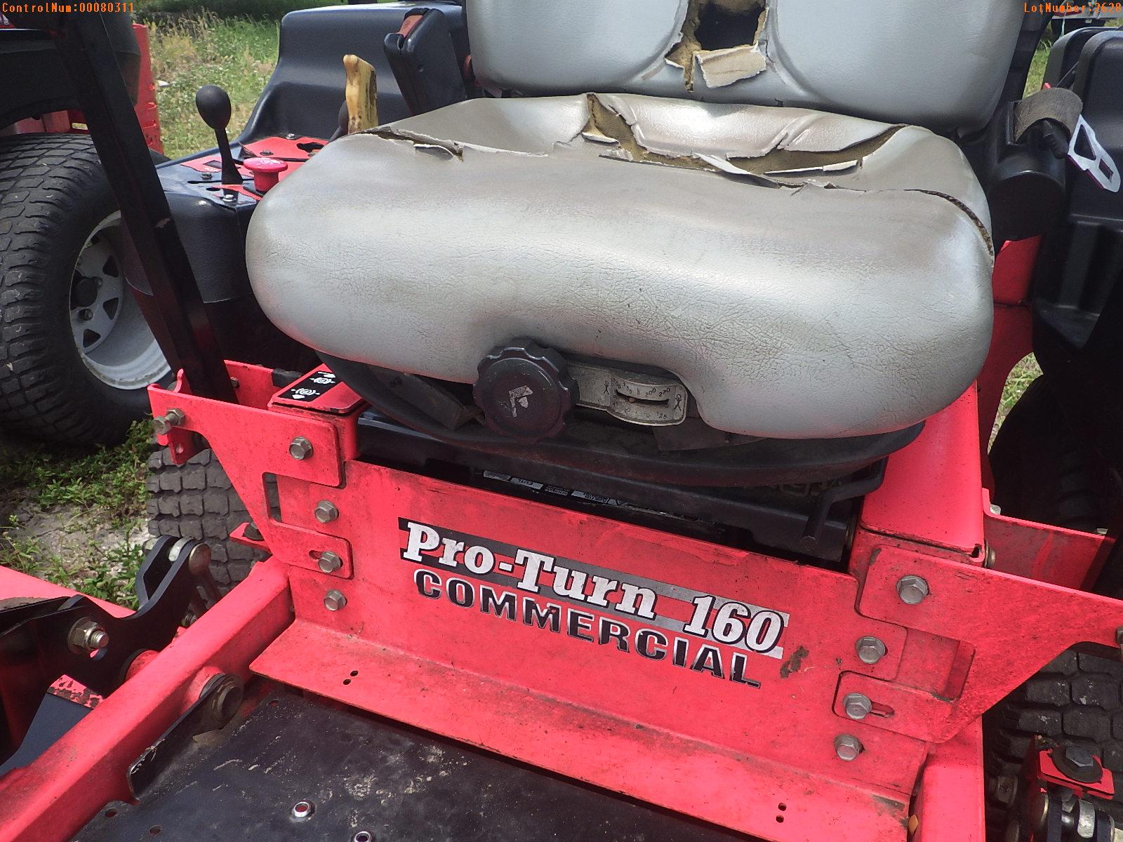 5-02628 (Equip.-Mower)  Seller:Private/Dealer GRAVELY PRO TURN 160 60 INCH ZERO