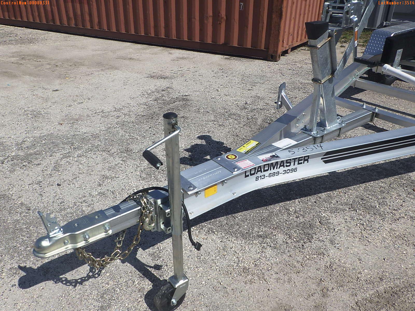 5-03514 (Trailers-Boat)  Seller:Private/Dealer LOADMASTER TANDEM AXLE ALUMINUM B