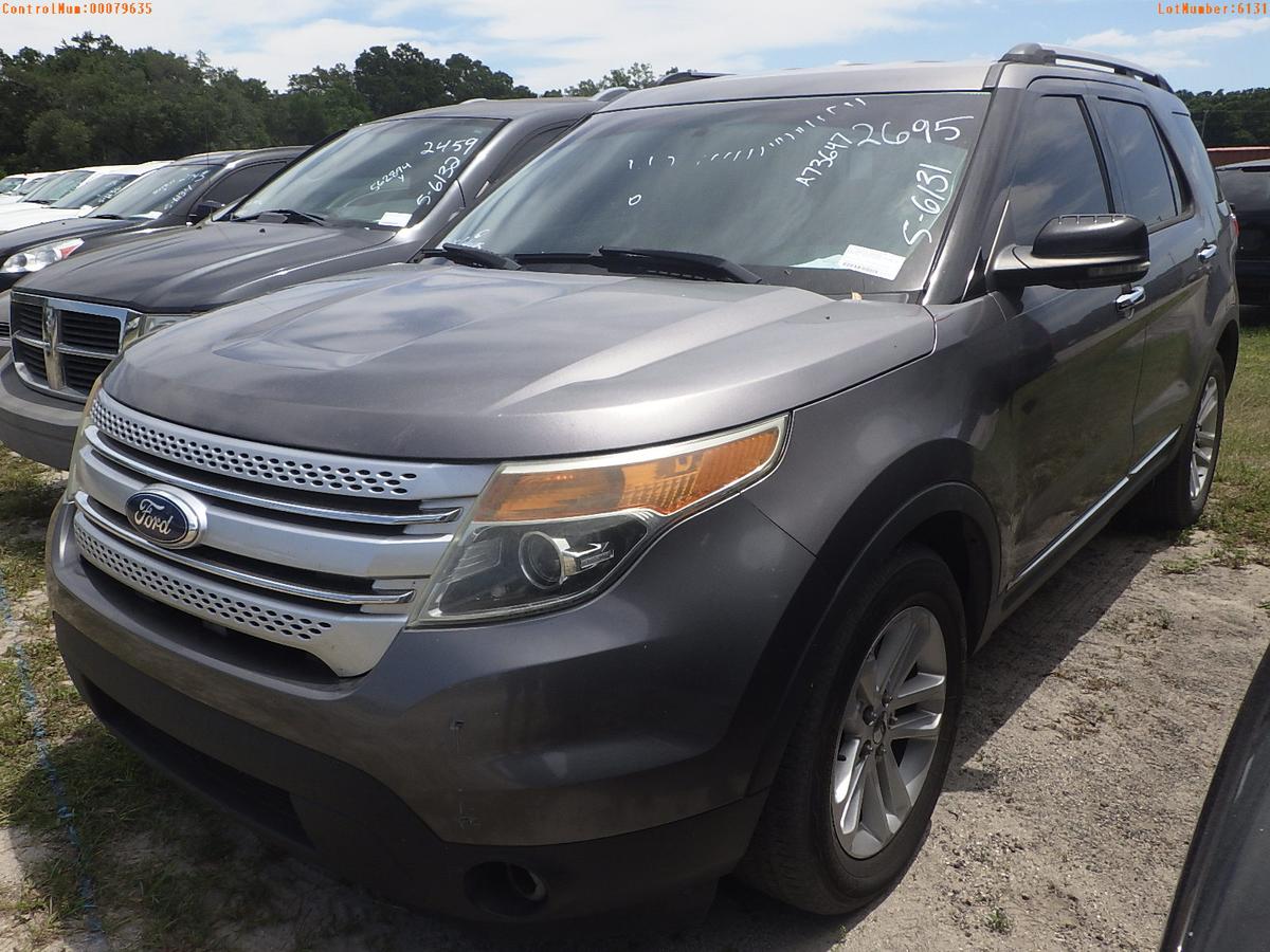 5-06131 (Cars-SUV 4D)  Seller: Florida State F.D.L.E. 2011 FORD EXPLORER