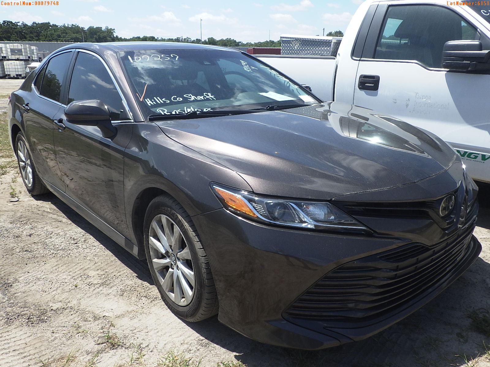 5-06151 (Cars-Sedan 4D)  Seller: Gov-Hillsborough County Sheriffs 2020 TOYT CAMR