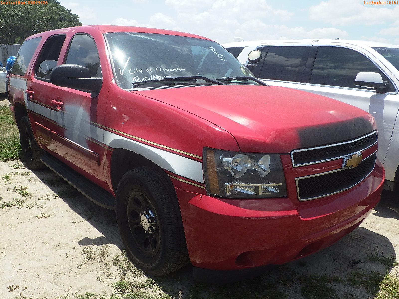 5-06161 (Cars-SUV 4D)  Seller: Gov-City Of Clearwater 2014 CHEV TAHOE