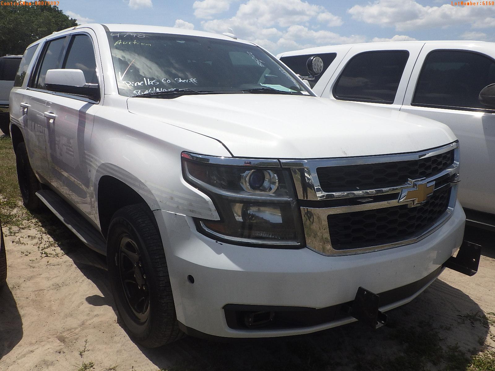 5-06160 (Cars-SUV 4D)  Seller: Gov-Pinellas County Sheriffs Ofc 2015 CHEV TAHOE