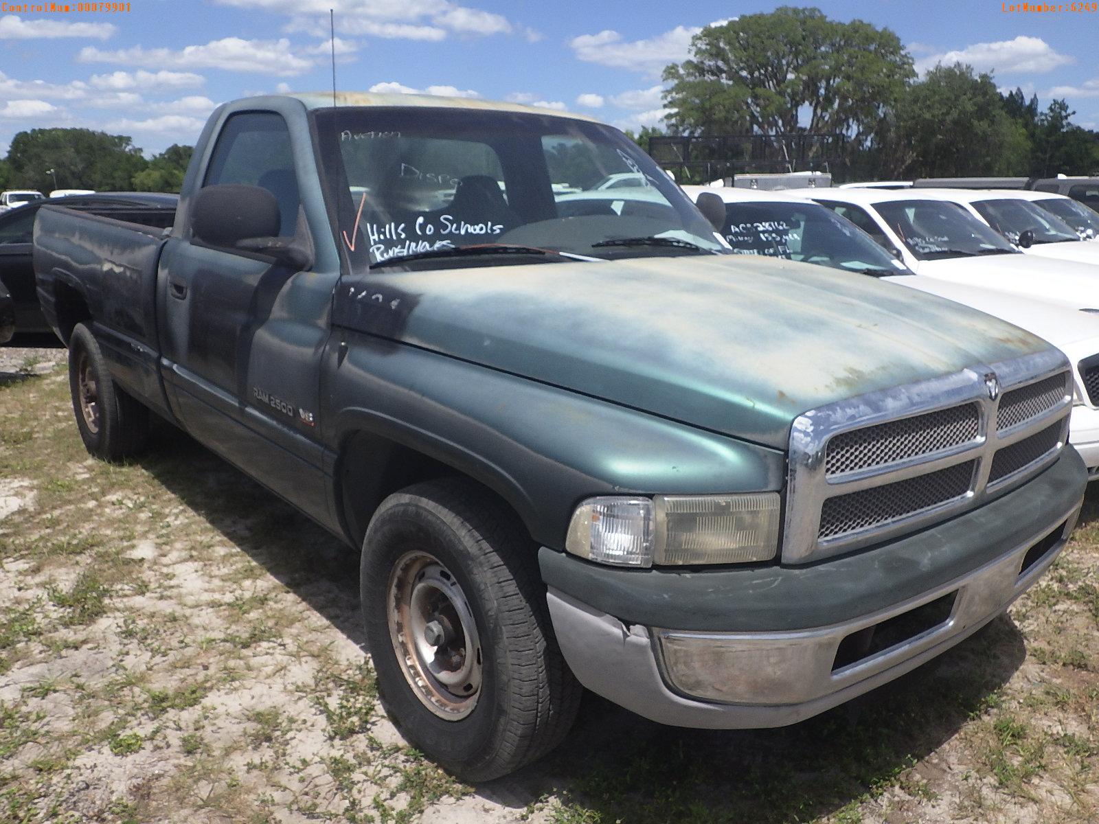 5-06249 (Trucks-Pickup 2D)  Seller: Gov-Hillsborough County School 1999 DODG RAM