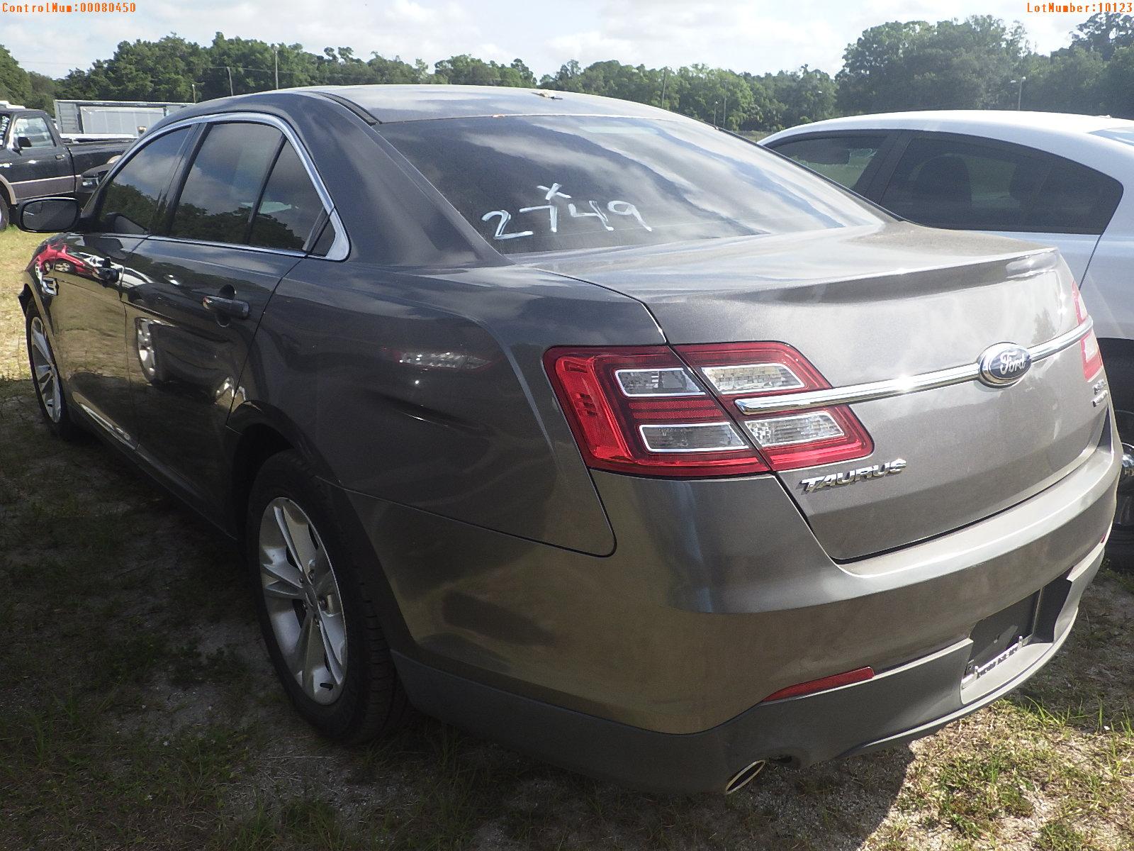 5-10123 (Cars-Sedan 4D)  Seller: Florida State F.D.L.E. 2013 FORD TAURUS