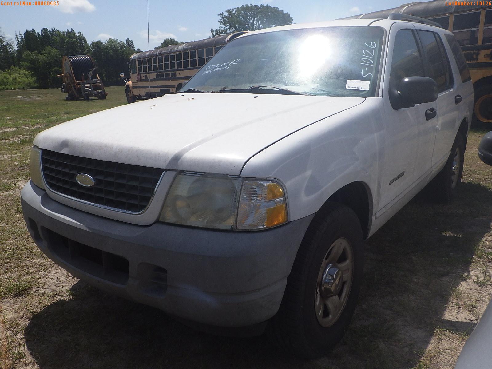 5-10126 (Cars-SUV 4D)  Seller: Florida State D.E.P. 2002 FORD EXPLORER