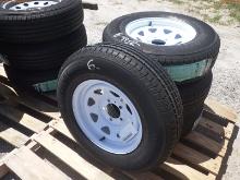 6-04132 (Equip.-Parts & accs.)  Seller:Private/Dealer (4) ST205-75-14 TRAILER TI