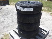 6-04176 (Equip.-Parts & accs.)  Seller:Private/Dealer (4) 225-70R17 TIRES ON JEE