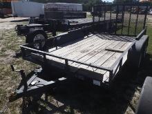 6-03132 (Trailers-Utility flatbed)  Seller: Gov-Manatee County 2015 CALIBER TAND